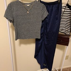 Frot slit long skirt